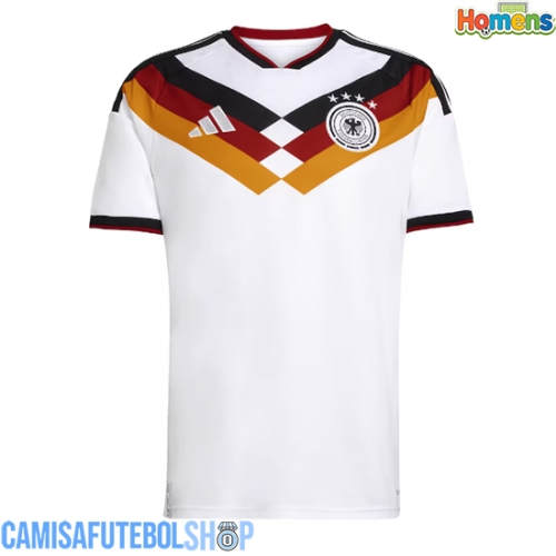Camisa de time de futebol Alemanha Replicas 1º Equipamento Mundo 2026 Manga Curta